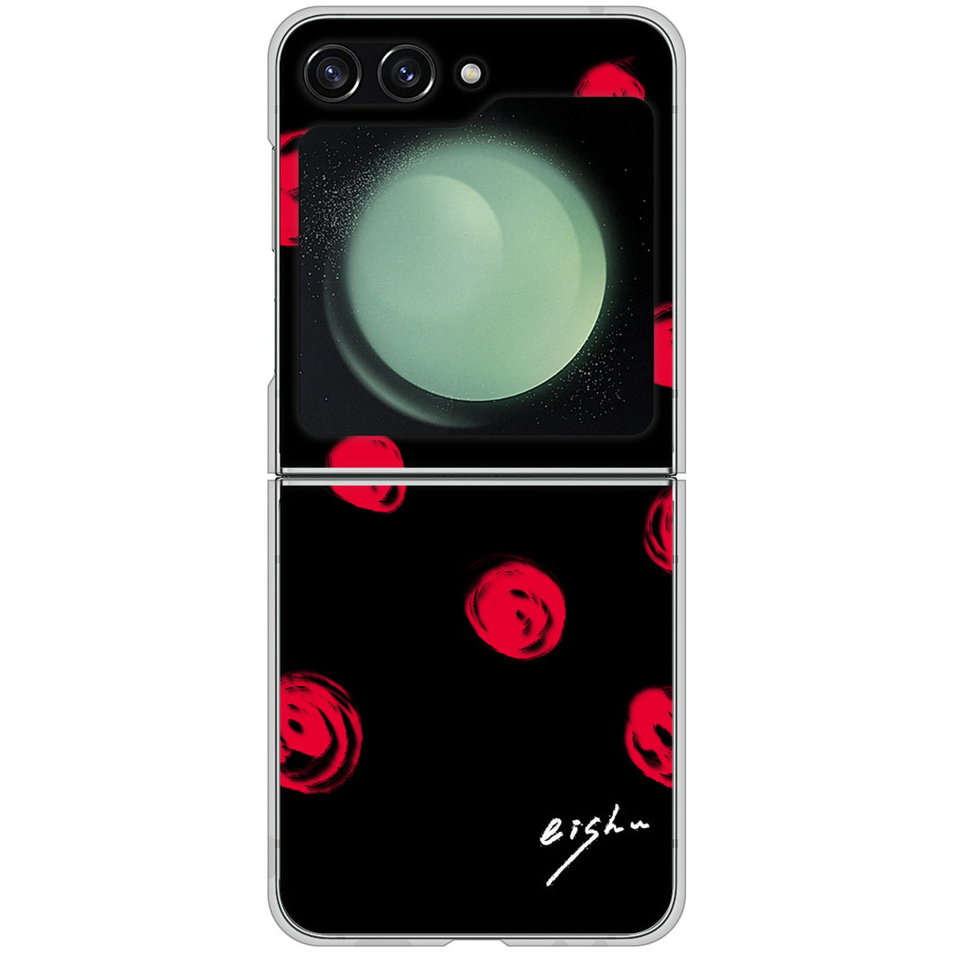 Galaxy Z Flip5 SC-54D docomo 高画質仕上げ 背面印刷 ハードケース大野詠舟 手描きシンプル