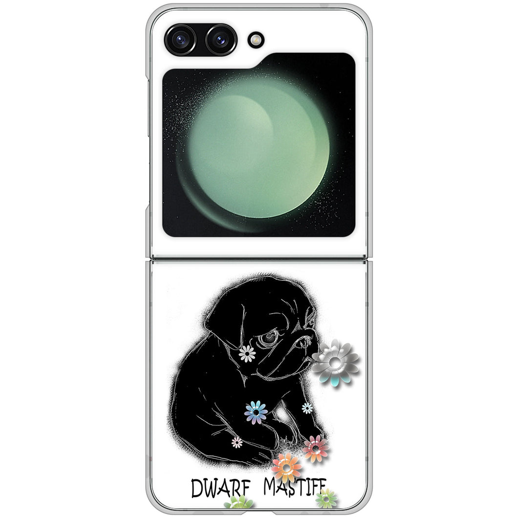 Galaxy Z Flip5 SC-54D docomo 高画質仕上げ 背面印刷 ハードケースパグ