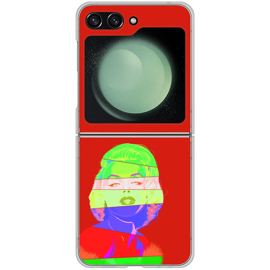 Galaxy Z Flip5 SC-54D docomo 高画質仕上げ 背面印刷 ハードケースマリリンモンローデザイン