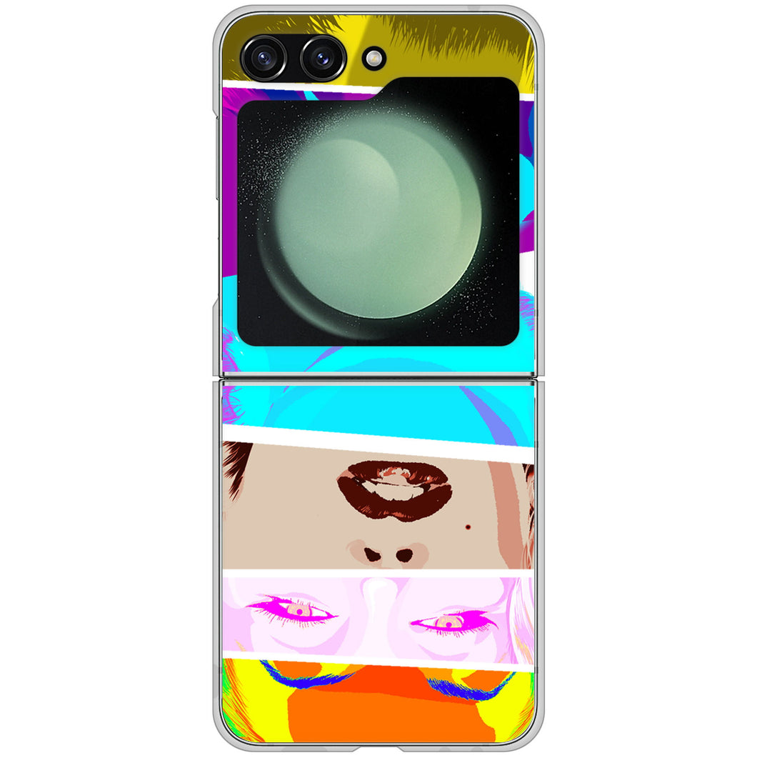 Galaxy Z Flip5 SC-54D docomo 高画質仕上げ 背面印刷 ハードケースマリリンモンローデザイン