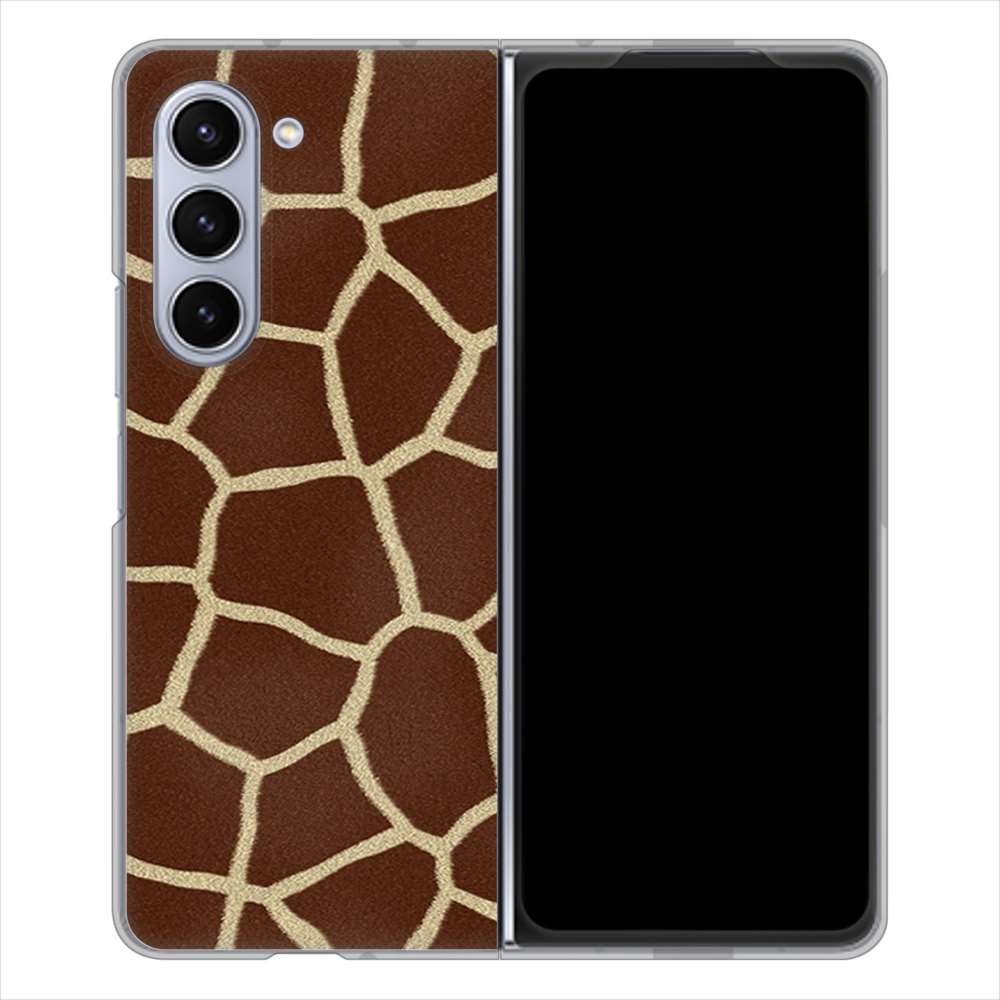 Galaxy Z Fold5 SC-55D docomo 高画質仕上げ 背面印刷 ハードケースアニマル柄