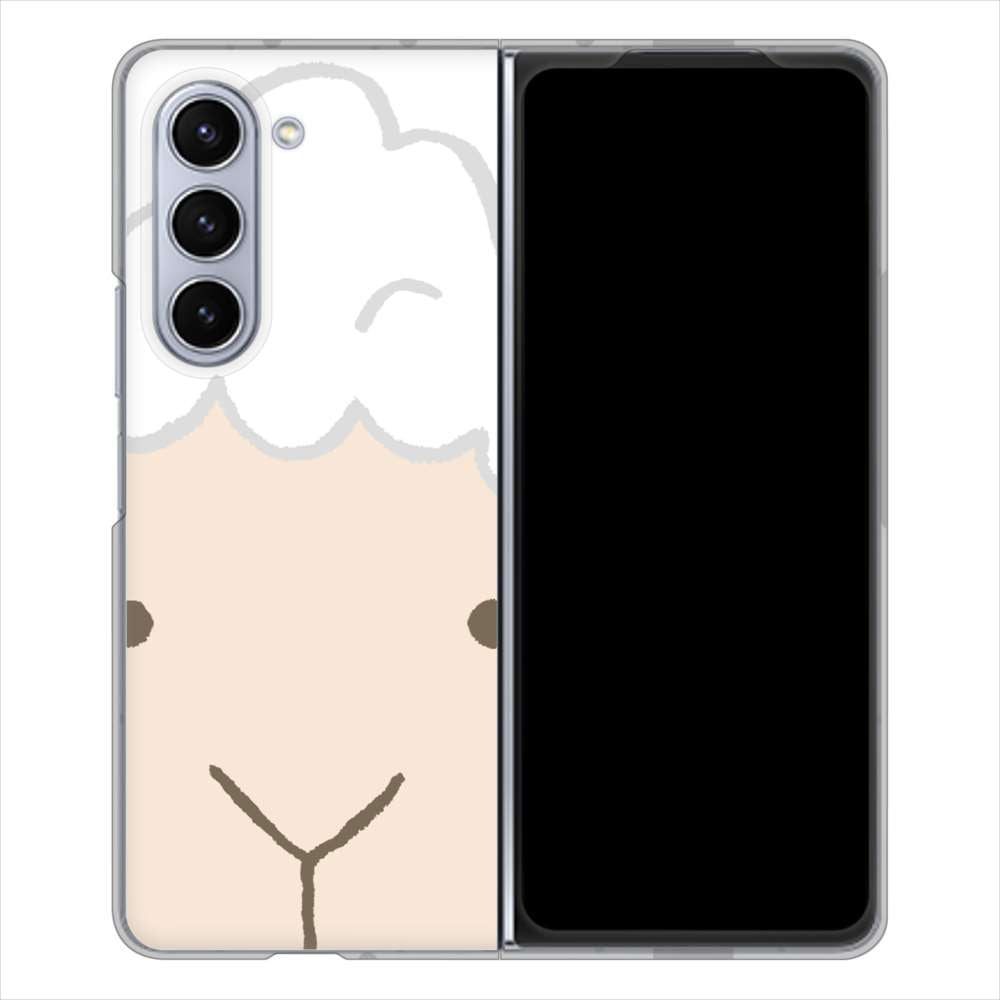 Galaxy Z Fold5 SC-55D docomo 高画質仕上げ 背面印刷 ハードケースドアップアニマル