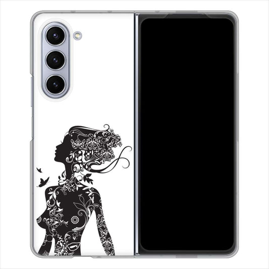 Galaxy Z Fold5 SC-55D docomo 高画質仕上げ 背面印刷 ハードケース 【384 ボディアート】