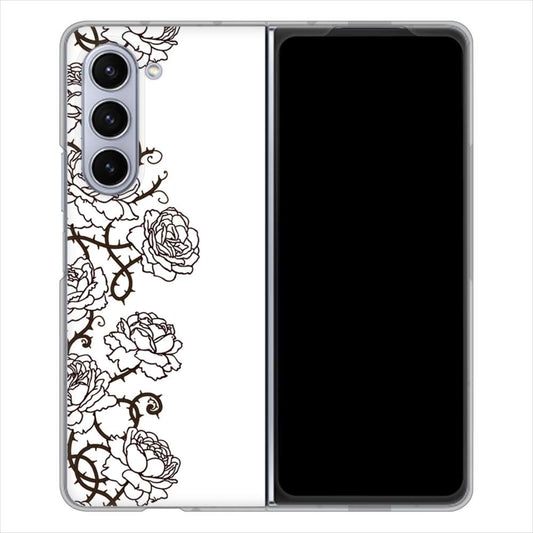 Galaxy Z Fold5 SC-55D docomo 467 イバラ ハードケース 背面印刷