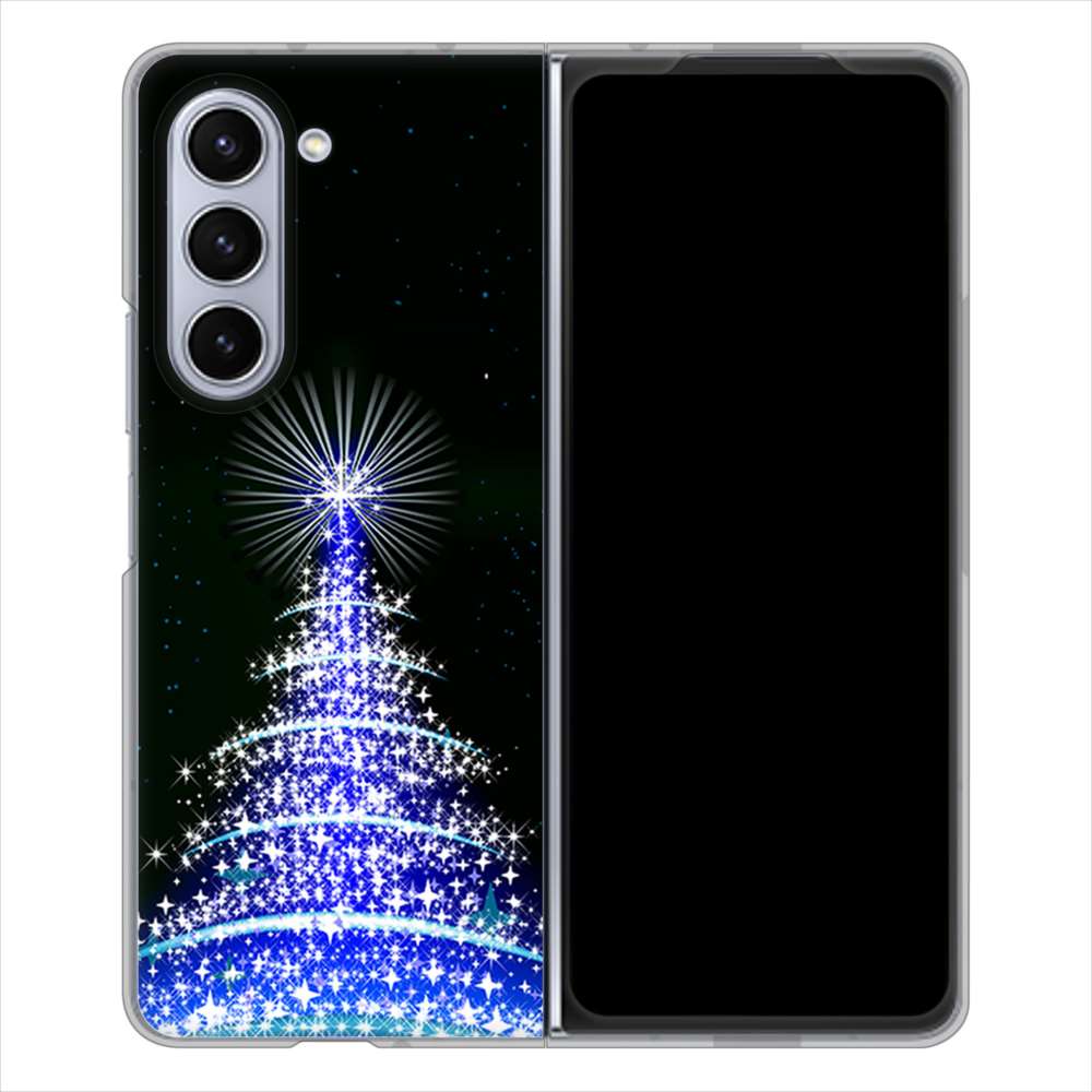 Galaxy Z Fold5 SC-55D docomo 高画質仕上げ 背面印刷 ハードケースクリスマス