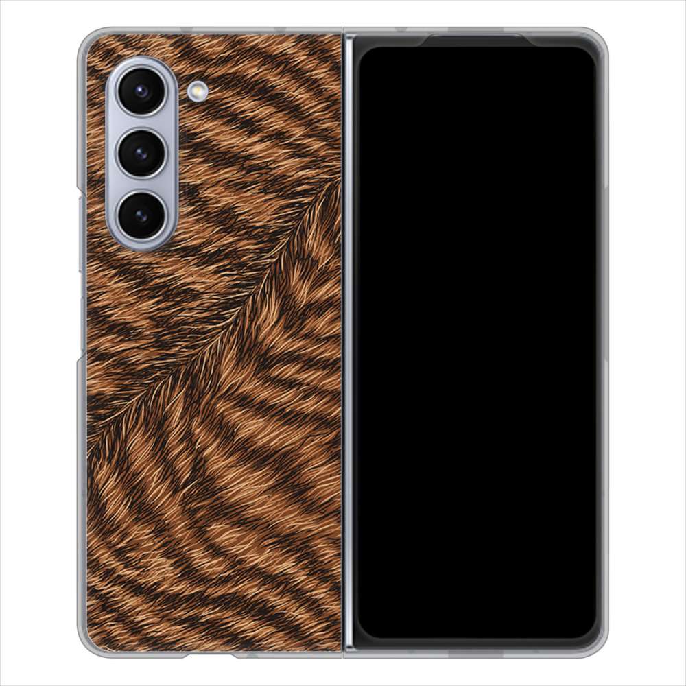 Galaxy Z Fold5 SC-55D docomo 高画質仕上げ 背面印刷 ハードケースアニマル柄