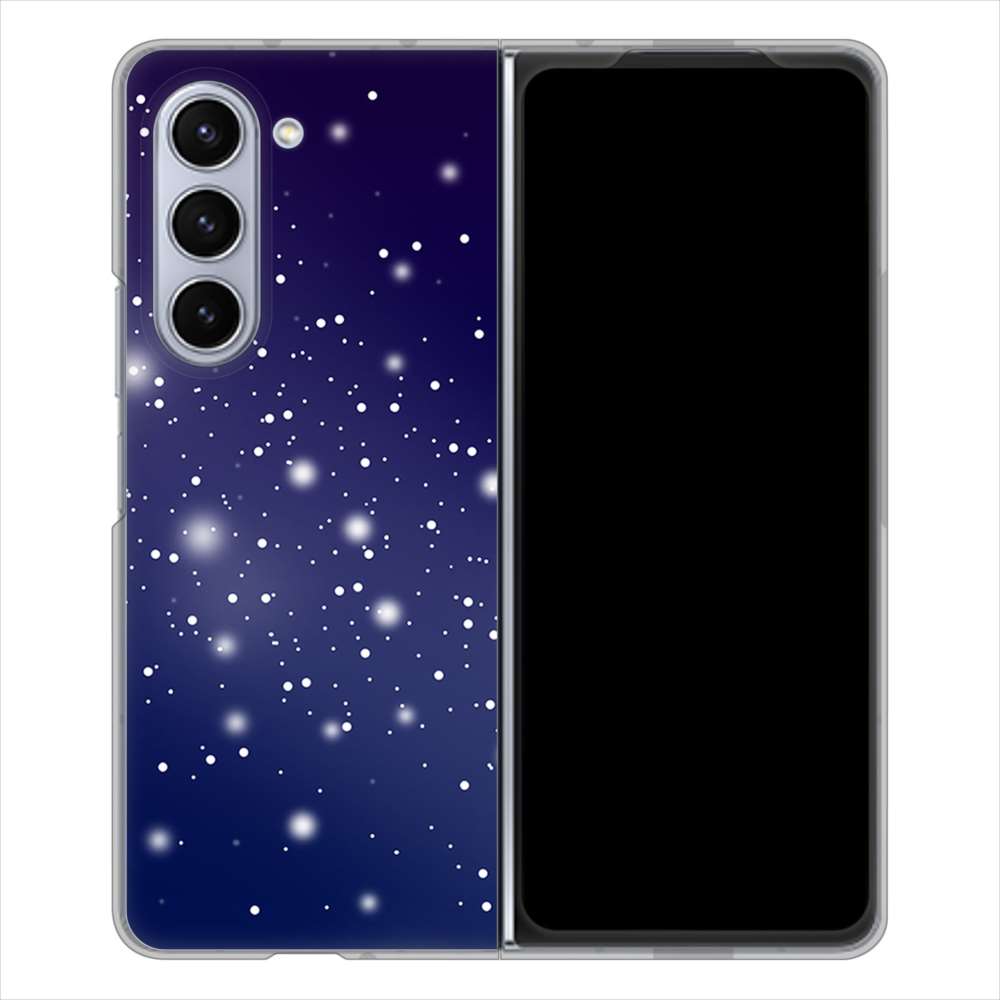 Galaxy Z Fold5 SC-55D docomo 高画質仕上げ 背面印刷 ハードケース 【1271 天空の川】