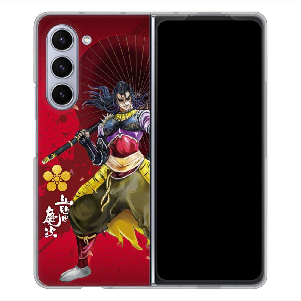 Galaxy Z Fold5 SC-55D docomo 高画質仕上げ 背面印刷 ハードケース家紋