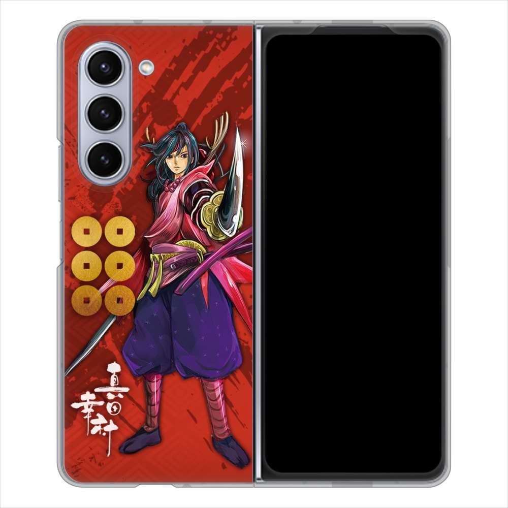 Galaxy Z Fold5 SC-55D docomo 高画質仕上げ 背面印刷 ハードケース家紋