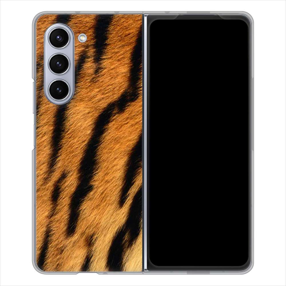 Galaxy Z Fold5 SC-55D docomo 高画質仕上げ 背面印刷 ハードケースアニマル柄