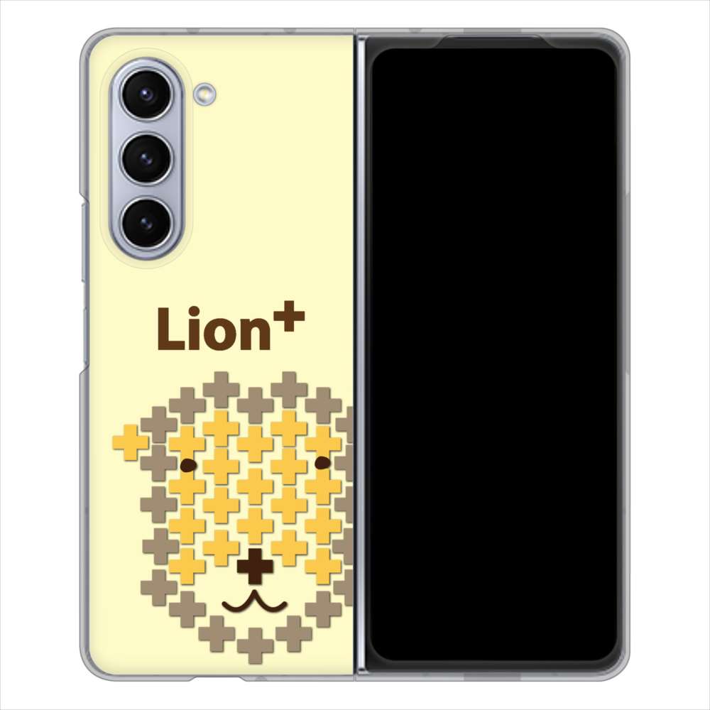 Galaxy Z Fold5 SC-55D docomo 高画質仕上げ 背面印刷 ハードケースanimal+