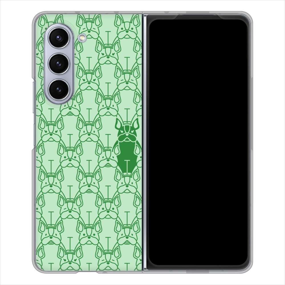 Galaxy Z Fold5 SC-55D docomo 高画質仕上げ 背面印刷 ハードケースパターンアニマル