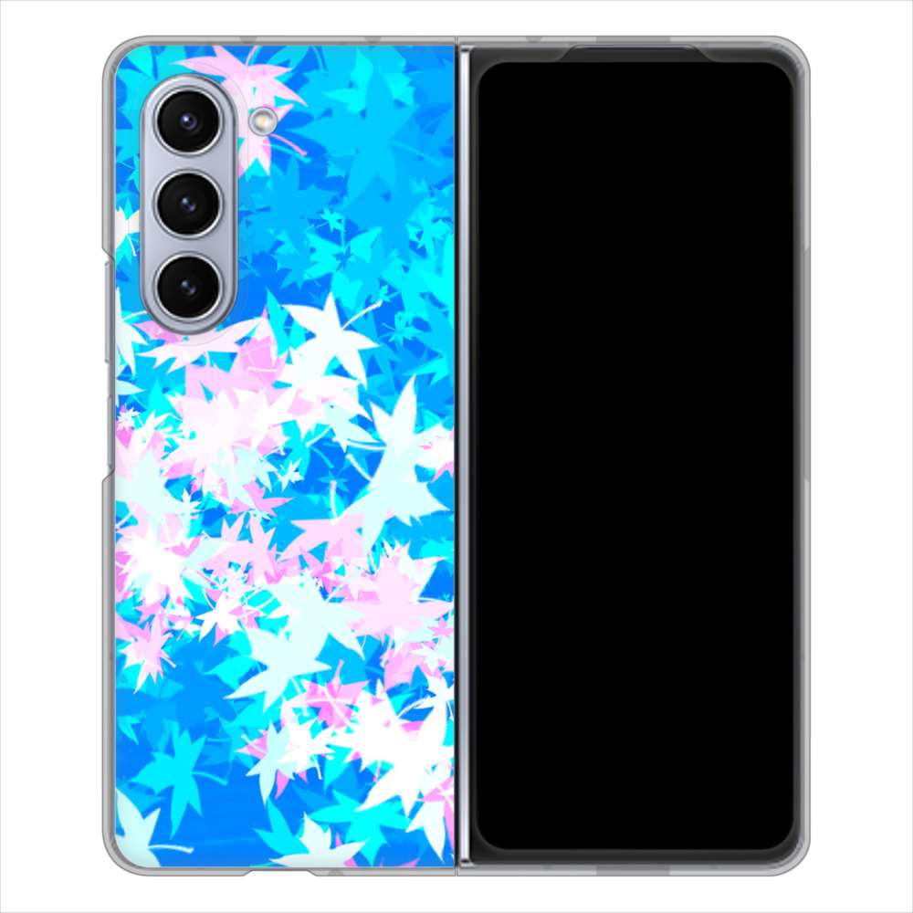 Galaxy Z Fold5 SC-55D docomo 高画質仕上げ 背面印刷 ハードケースパステルアート