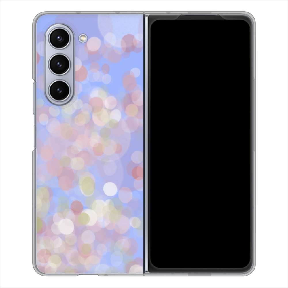 Galaxy Z Fold5 SC-55D docomo 高画質仕上げ 背面印刷 ハードケースパステルアート