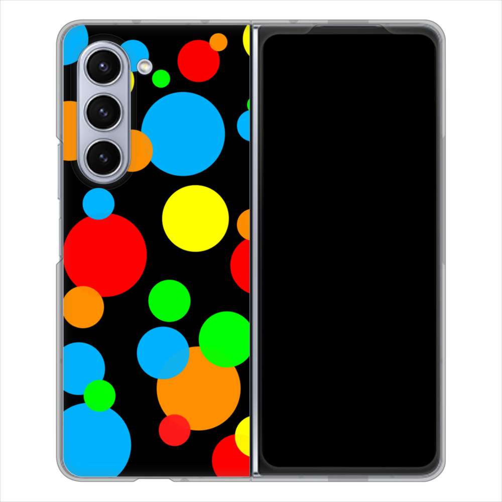 Galaxy Z Fold5 SCG22 au 高画質仕上げ 背面印刷 ハードケース 【076 シンプル(大阪のおばちゃん)】