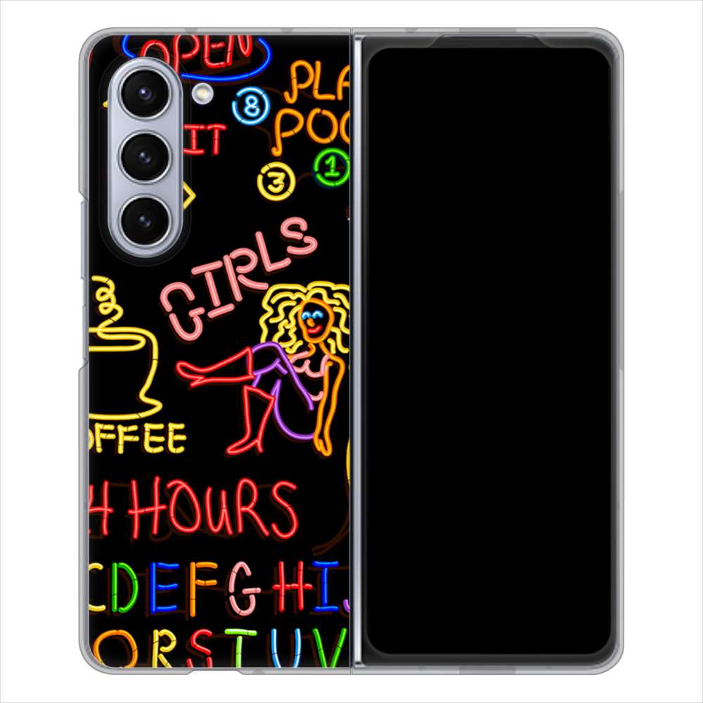 Galaxy Z Fold5 SCG22 au 高画質仕上げ 背面印刷 ハードケース 【284 カジノ】