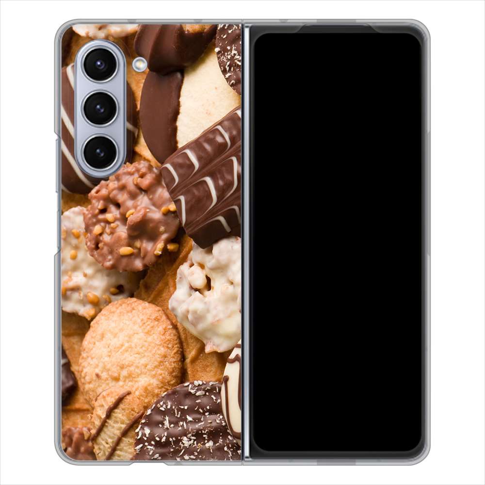 Galaxy Z Fold5 SCG22 au 高画質仕上げ 背面印刷 ハードケーススイーツ