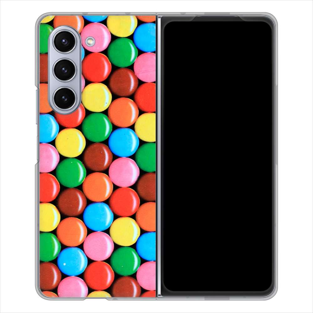 Galaxy Z Fold5 SCG22 au 高画質仕上げ 背面印刷 ハードケーススイーツ