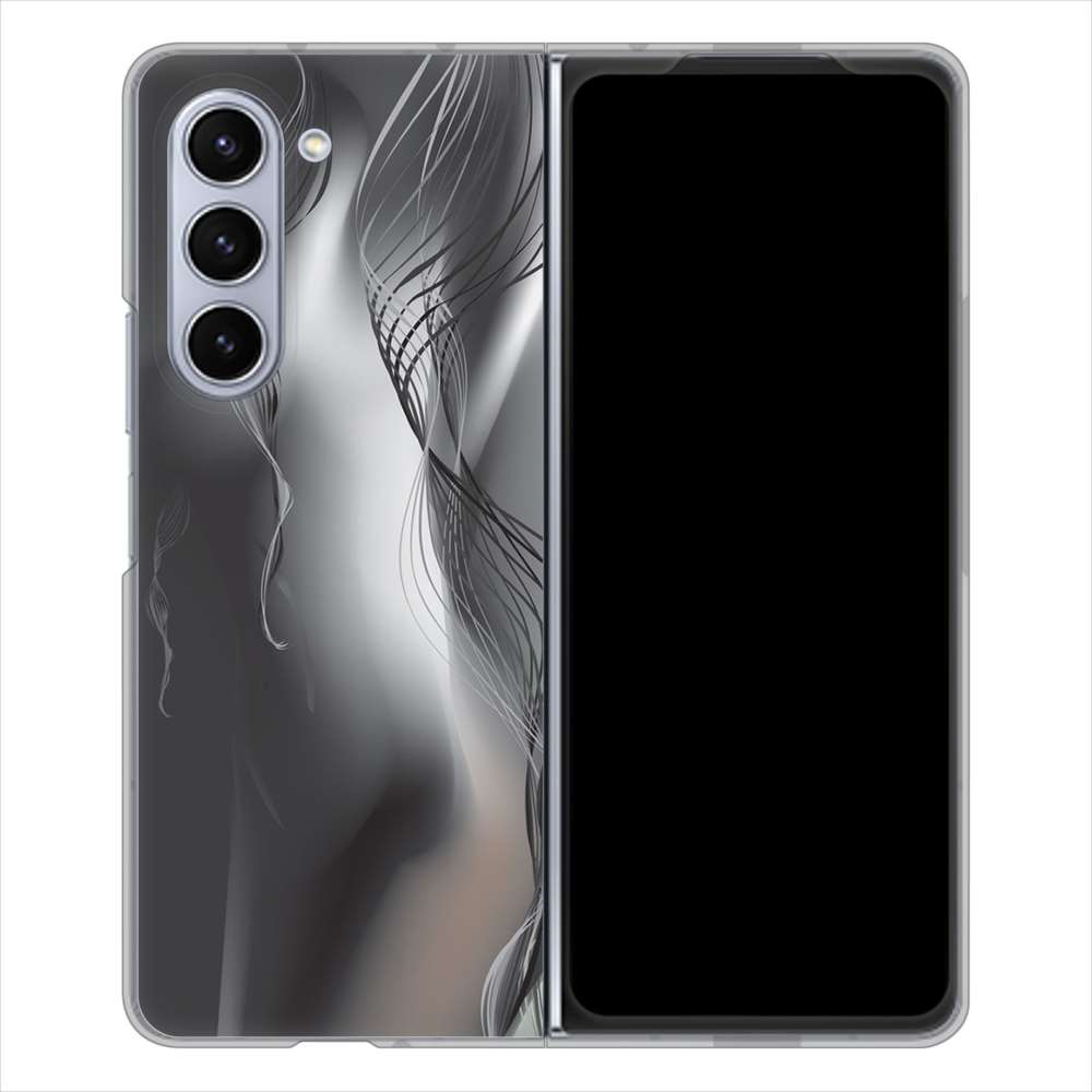 Galaxy Z Fold5 SCG22 au 高画質仕上げ 背面印刷 ハードケース 【566 ボディウォール】