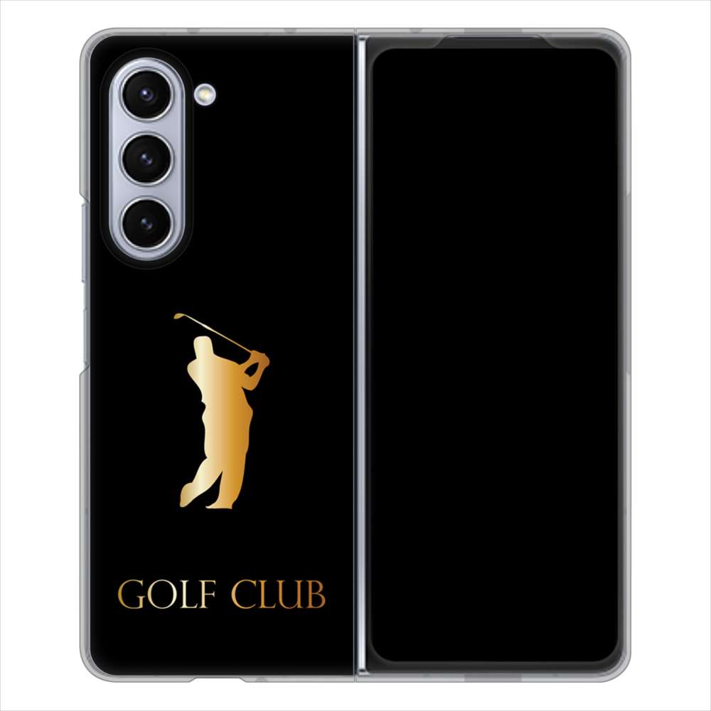 Galaxy Z Fold5 SCG22 au 高画質仕上げ 背面印刷 ハードケース 【610 GOLFCLUB】