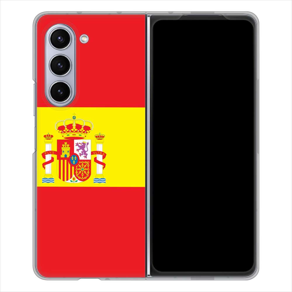 Galaxy Z Fold5 SCG22 au 高画質仕上げ 背面印刷 ハードケース国旗