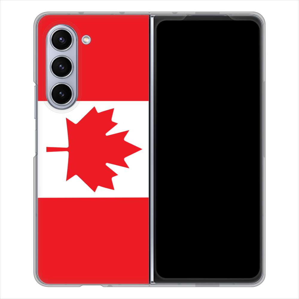 Galaxy Z Fold5 SCG22 au 高画質仕上げ 背面印刷 ハードケース国旗