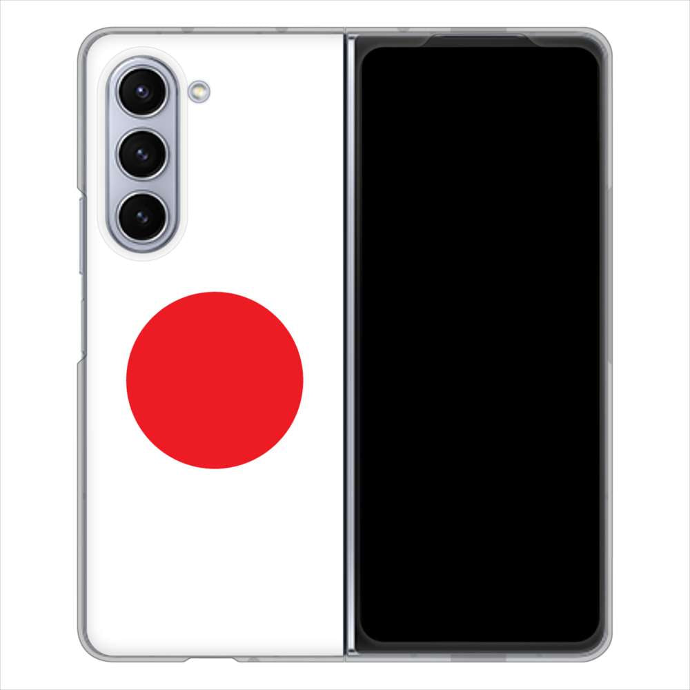 Galaxy Z Fold5 SCG22 au 高画質仕上げ 背面印刷 ハードケース国旗