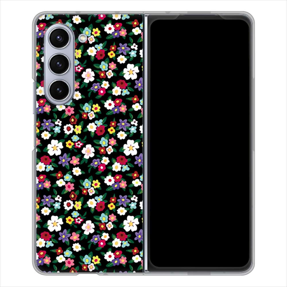 Galaxy Z Fold5 SCG22 au 高画質仕上げ 背面印刷 ハードケースリバティプリント