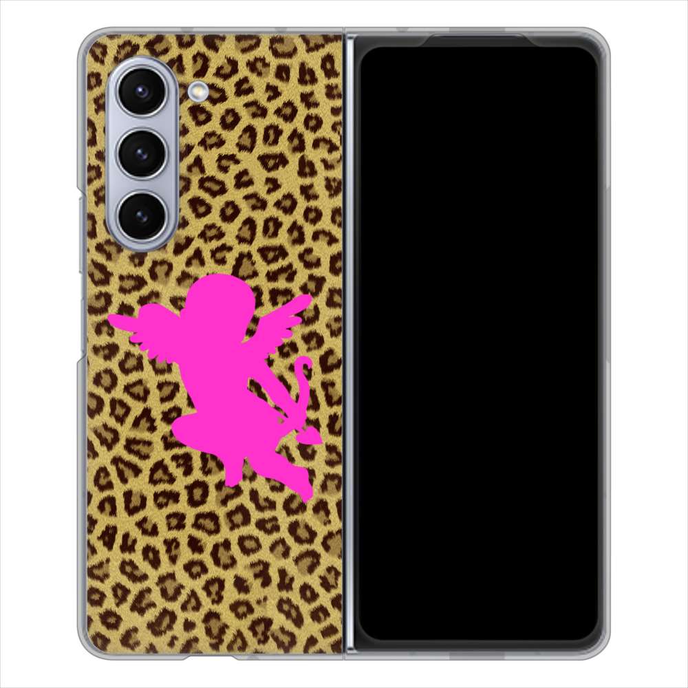 Galaxy Z Fold5 SCG22 au 高画質仕上げ 背面印刷 ハードケースエンジェル