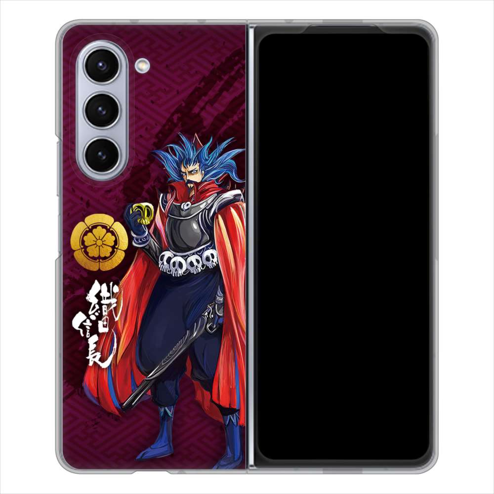 Galaxy Z Fold5 SCG22 au 高画質仕上げ 背面印刷 ハードケース家紋