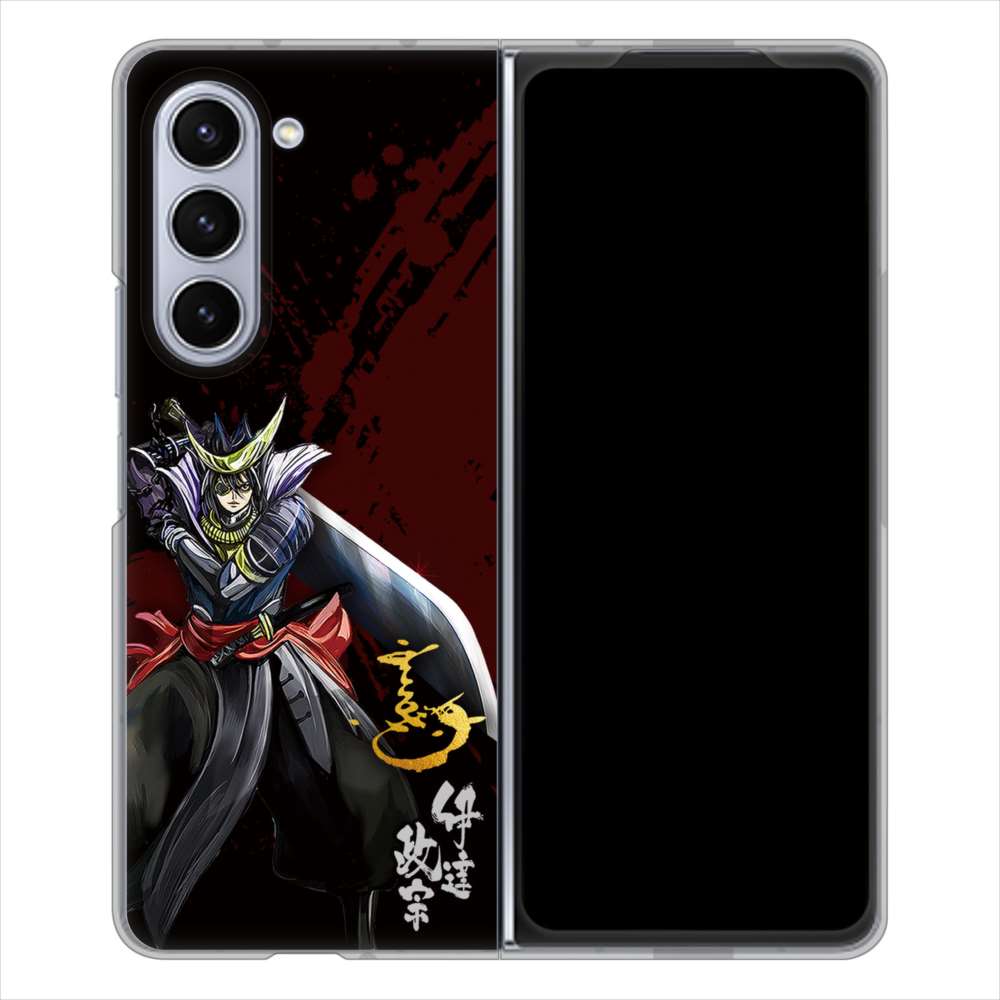 Galaxy Z Fold5 SCG22 au 高画質仕上げ 背面印刷 ハードケース家紋