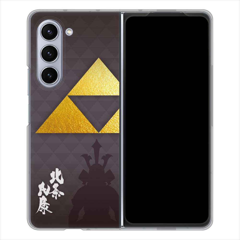 Galaxy Z Fold5 SCG22 au 高画質仕上げ 背面印刷 ハードケース家紋