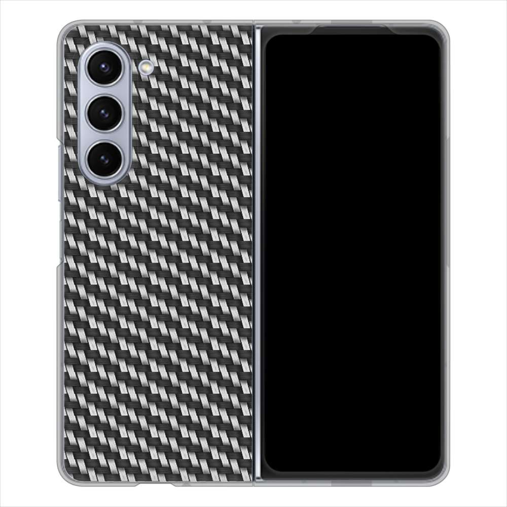 Galaxy Z Fold5 SCG22 au 高画質仕上げ 背面印刷 ハードケースカーボン