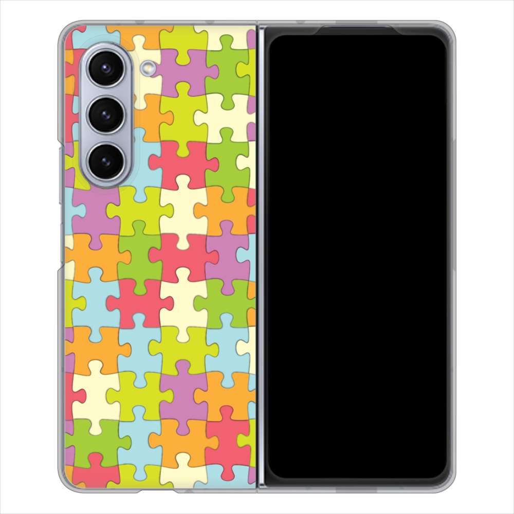 Galaxy Z Fold5 SCG22 au 高画質仕上げ 背面印刷 ハードケースジグソーパズル