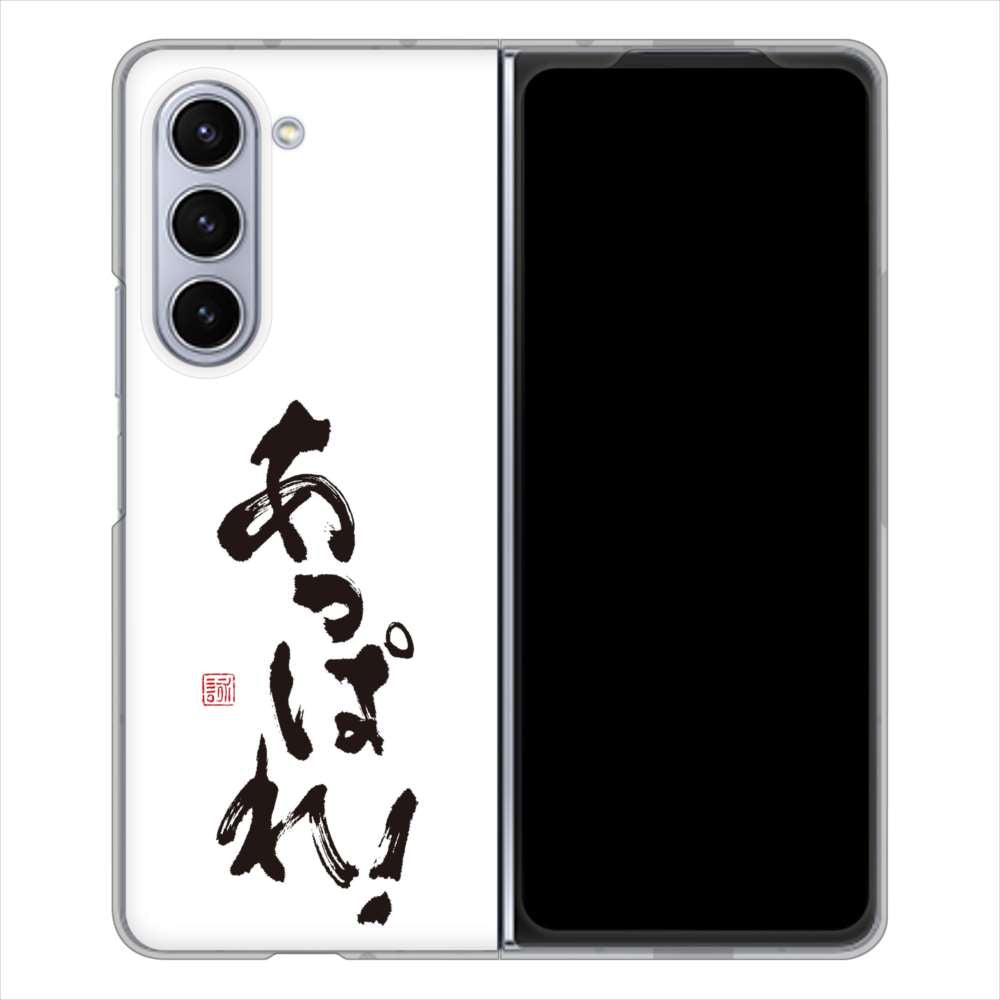 Galaxy Z Fold5 SCG22 au 高画質仕上げ 背面印刷 ハードケース大野詠舟 ジョーク