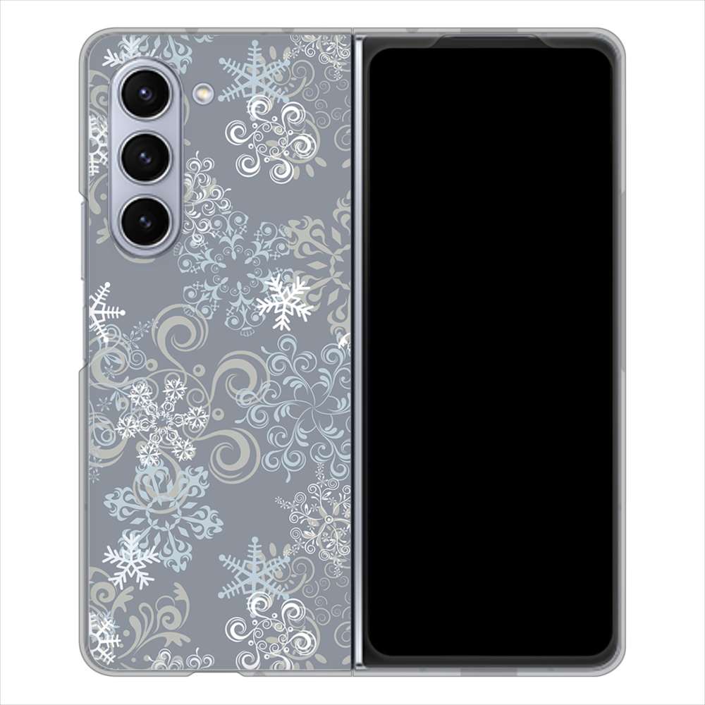 Galaxy Z Fold5 SCG22 au 高画質仕上げ 背面印刷 ハードケースクリスマス