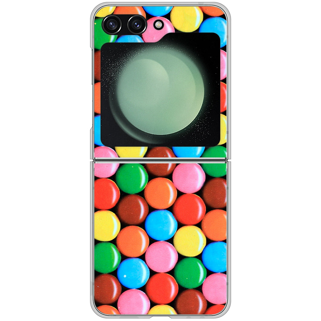 Galaxy Z Flip5 SCG23 au 高画質仕上げ 背面印刷 ハードケーススイーツ