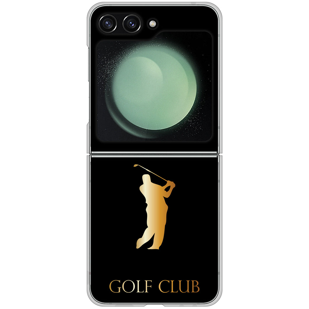 Galaxy Z Flip5 SCG23 au 高画質仕上げ 背面印刷 ハードケース 【610 GOLFCLUB】