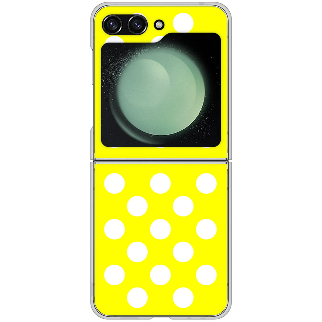 Galaxy Z Flip5 SCG23 au 高画質仕上げ 背面印刷 ハードケースシンプルビッグ