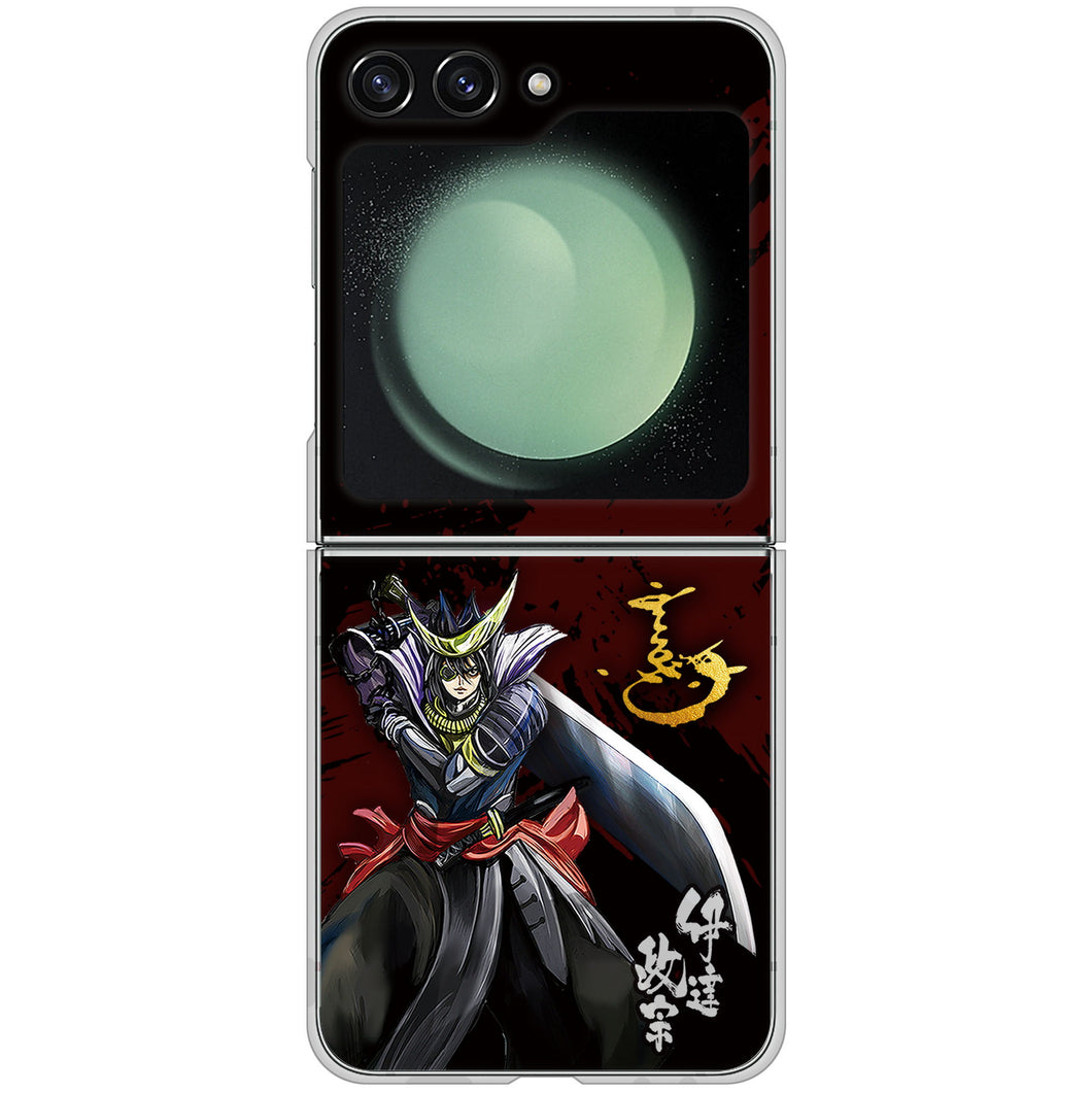 Galaxy Z Flip5 SCG23 au 高画質仕上げ 背面印刷 ハードケース家紋