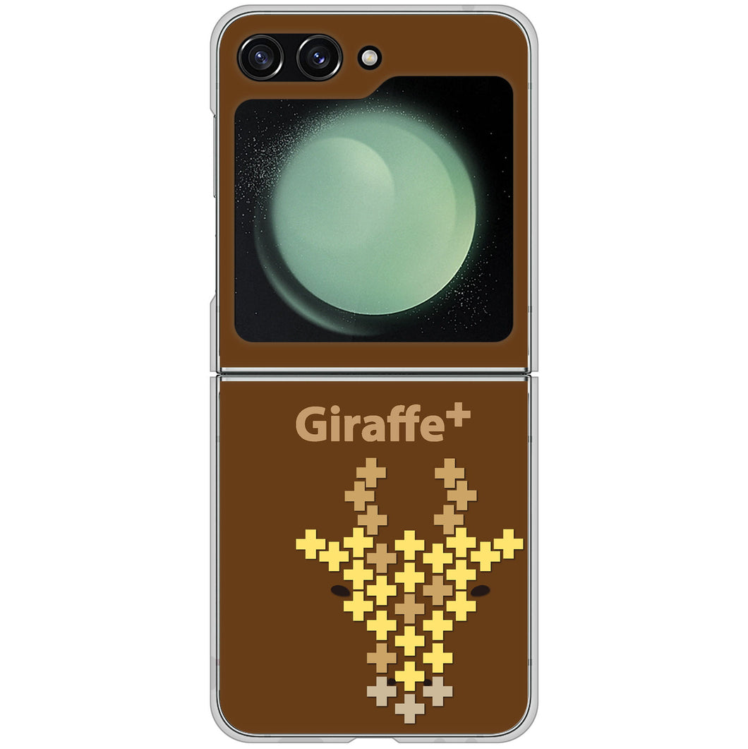 Galaxy Z Flip5 SCG23 au 高画質仕上げ 背面印刷 ハードケースanimal+