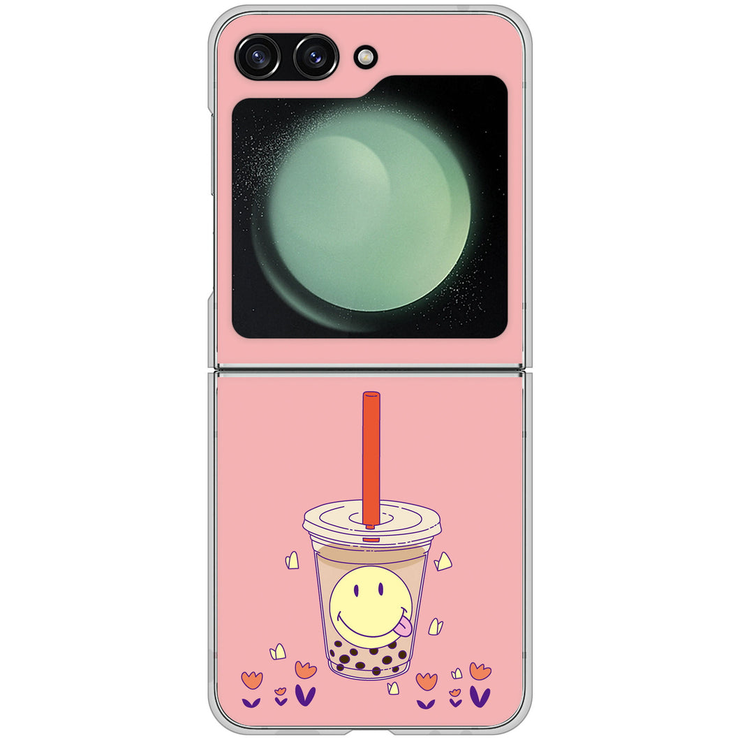 Galaxy Z Flip5 SCG23 au 高画質仕上げ 背面印刷 ハードケーススイーツイラスト