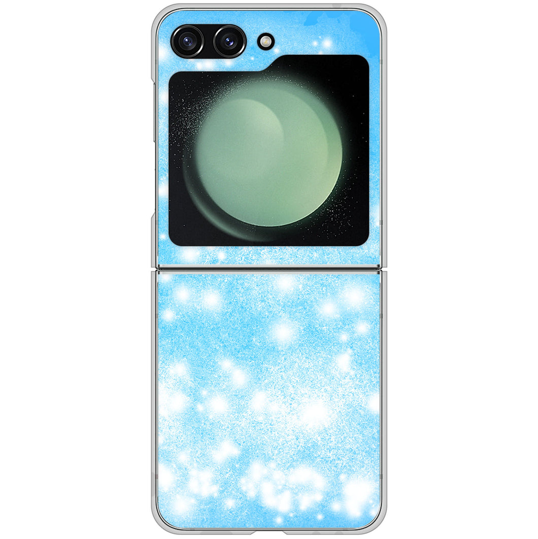 Galaxy Z Flip5 SCG23 au 高画質仕上げ 背面印刷 ハードケースパステルアート