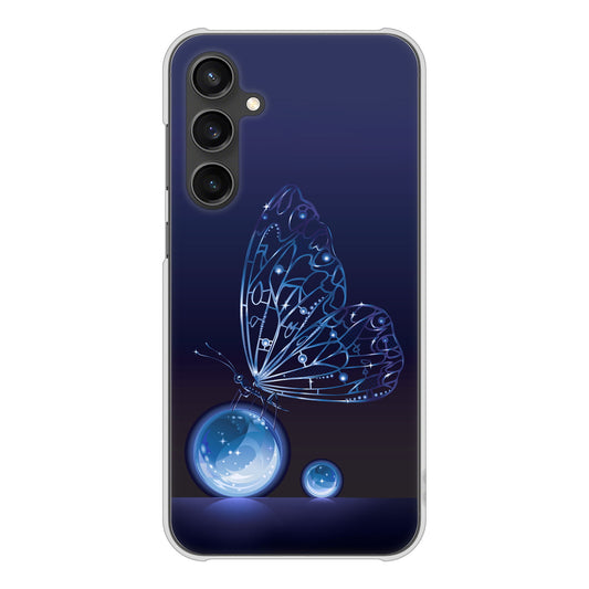 Galaxy S23 FE SCG24 au 高画質仕上げ 背面印刷 ハードケースバタフライ