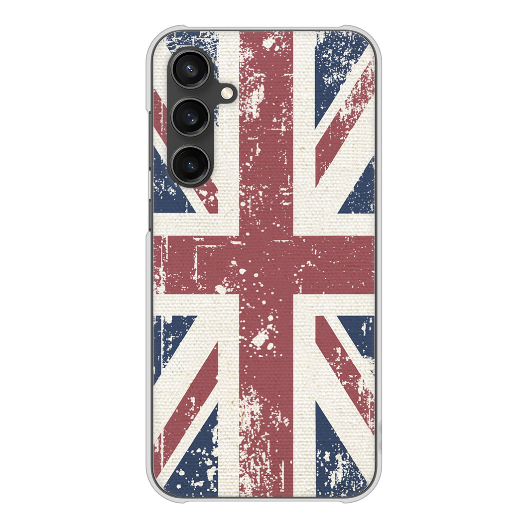 Galaxy S23 FE SCG24 au 高画質仕上げ 背面印刷 ハードケースユニオンジャック