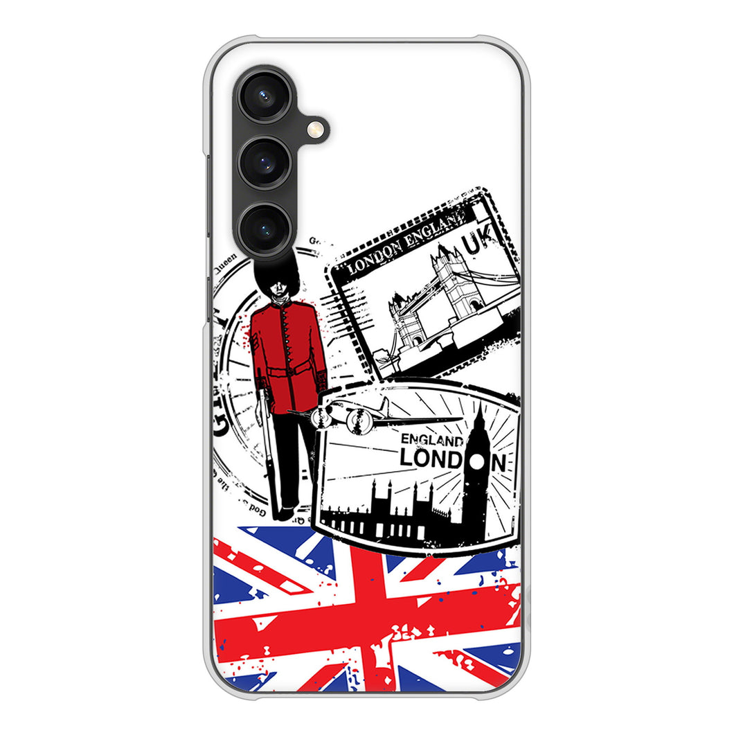 Galaxy S23 FE SCG24 au 高画質仕上げ 背面印刷 ハードケースイギリスの風景