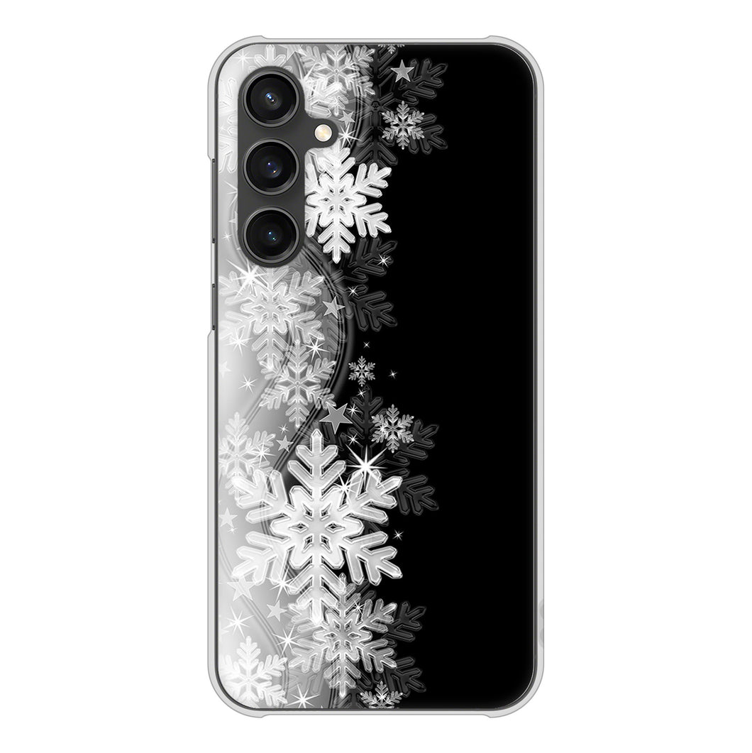 Galaxy S23 FE SCG24 au 高画質仕上げ 背面印刷 ハードケース 【603 白銀と闇】