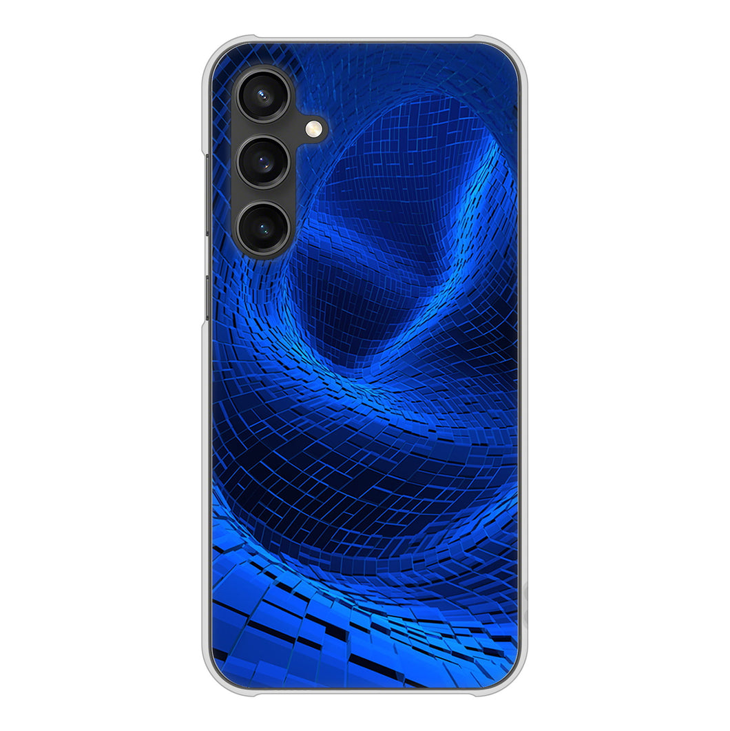 Galaxy S23 FE SCG24 au 高画質仕上げ 背面印刷 ハードケース 【1302 ワープブルー】