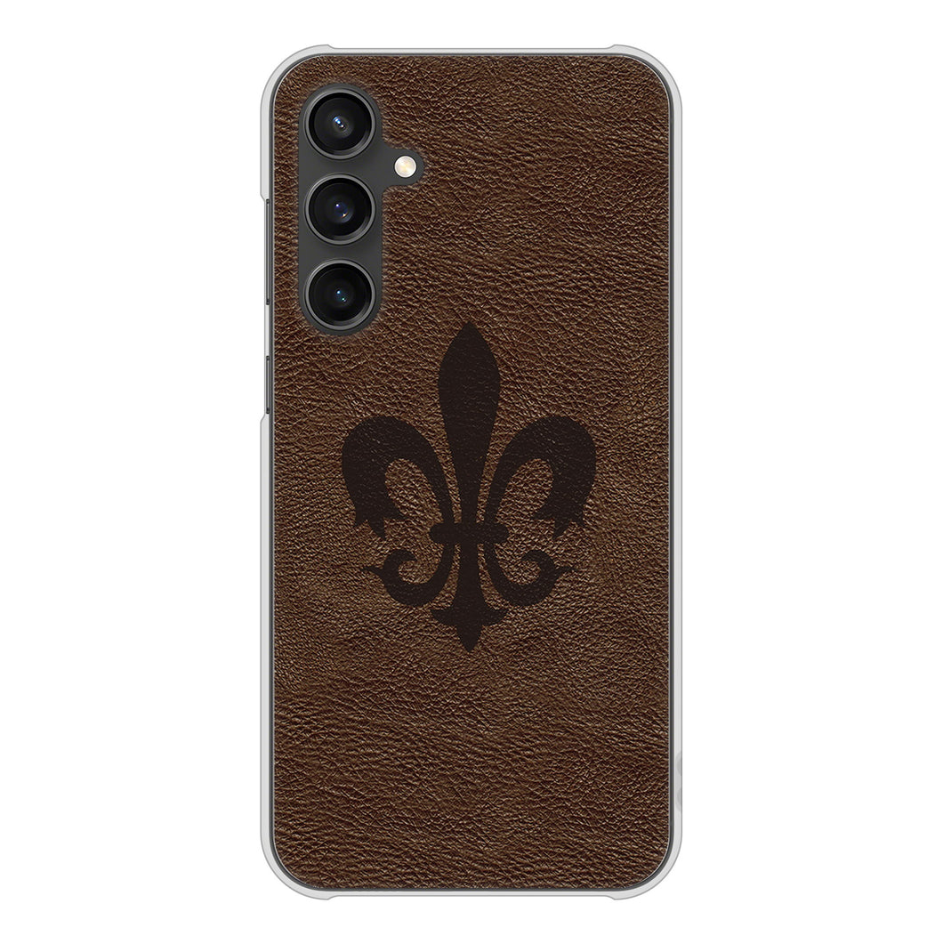 Galaxy S23 FE SCG24 au 高画質仕上げ 背面印刷 ハードケースレザー風