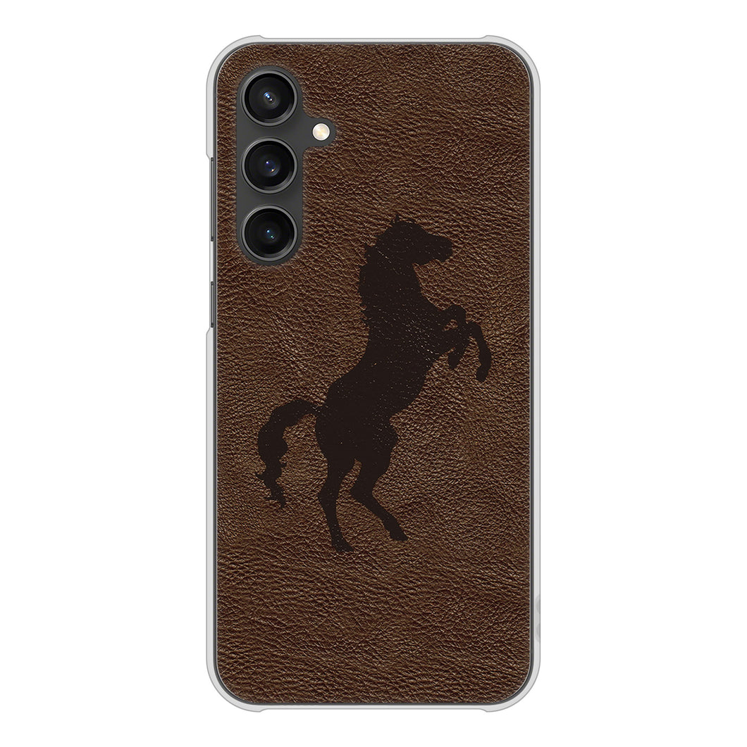 Galaxy S23 FE SCG24 au 高画質仕上げ 背面印刷 ハードケースレザー風